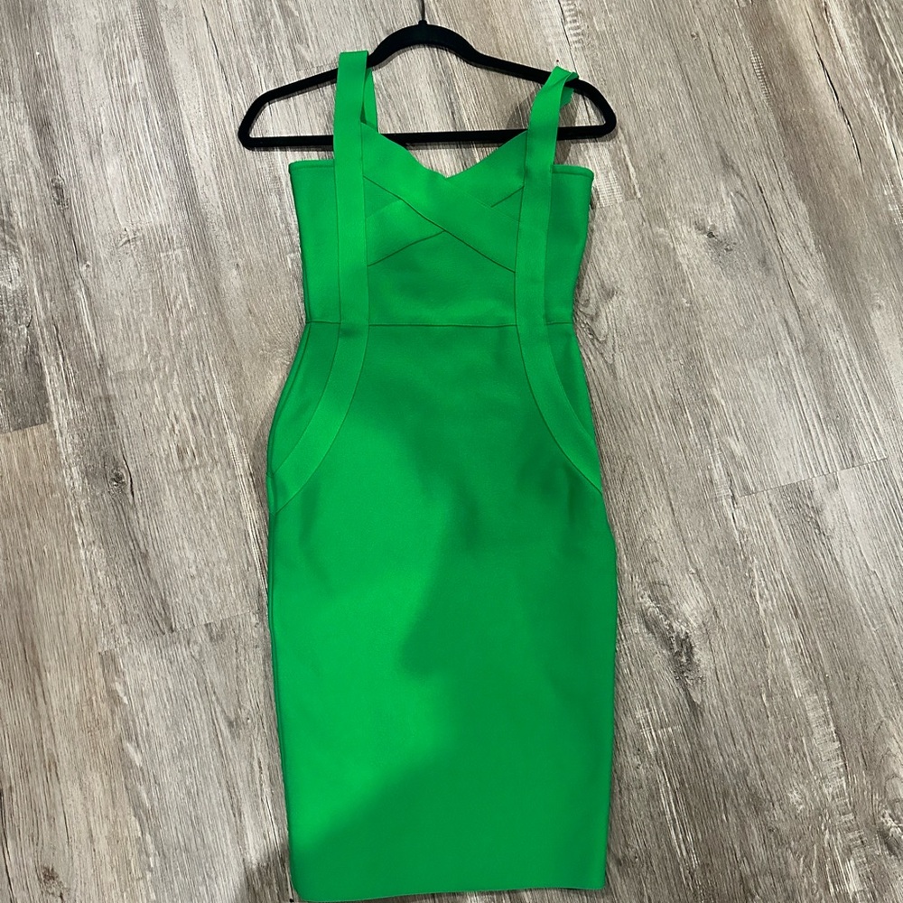 Green Bandage Midi Dress - M